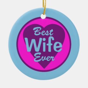 Best Wife Ever Personalised Ornament
