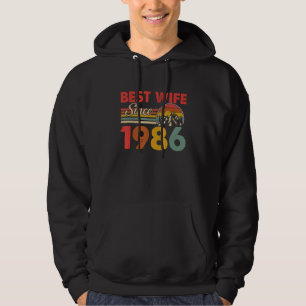 Best Wife Since 1986 Epic Matching 37th Wedding An Hoodie
