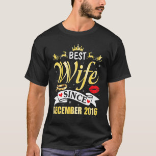 Best Wife Since December 2012 Happy Married 10 Yea T-Shirt
