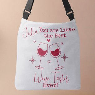 Best Wine Taster, Tasting Shoulder, Crossbody Tote