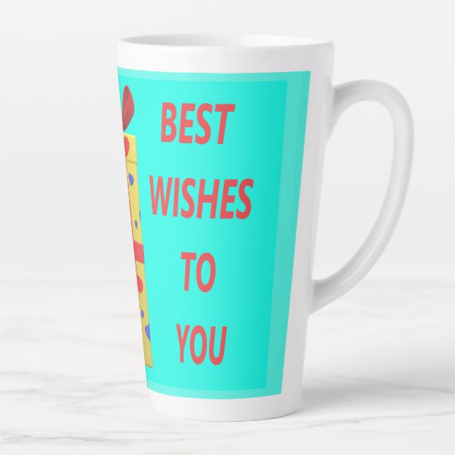 BEST WISHED BOWS GIFTS BONGS LATTE MUG (Right)