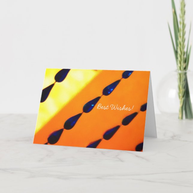 Best Wishes Bead Card (Front)