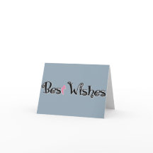 Best Wishes Christian Notecard