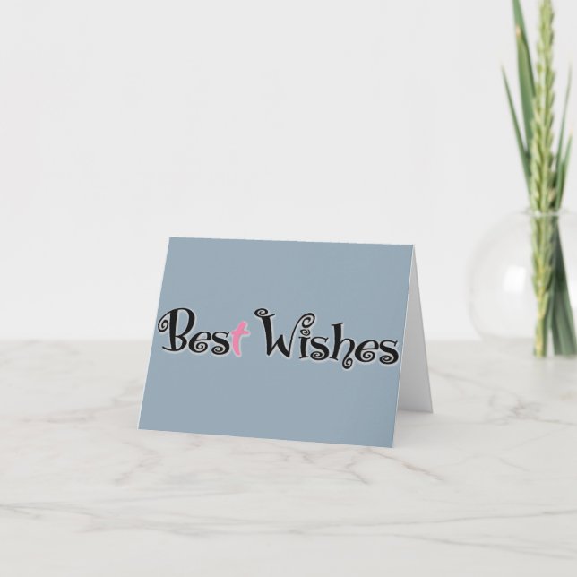 Best Wishes Christian Notecard (Front)