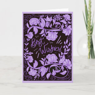 Best Wishes Congratulations Celebratory Card
