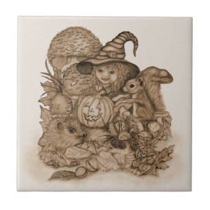 Best Wishes for a Happy Thanksgiving Ceramic Tile