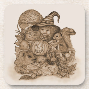 Best Wishes for a Happy Thanksgiving Coaster