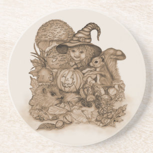 Best Wishes for a Happy Thanksgiving Coaster