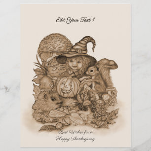 Best Wishes for a Happy Thanksgiving Flyer