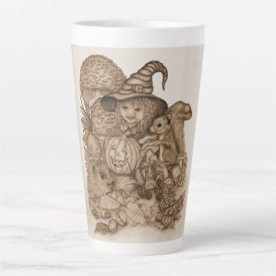 Best Wishes for a Happy Thanksgiving Latte Mug