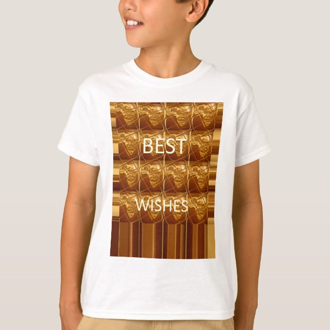 Best Wishes from Africa: A Golden Continent T-Shirt (Front)