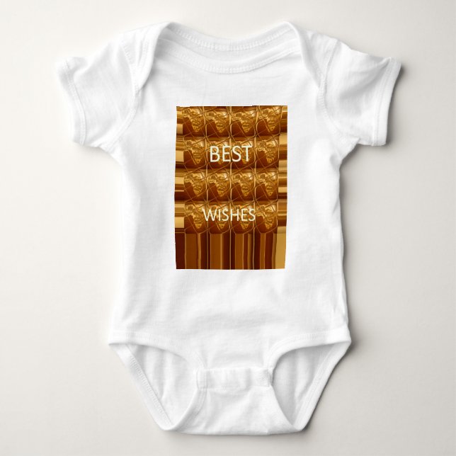Best Wishes From Lovely Africa African Culture art Baby Bodysuit (Front)