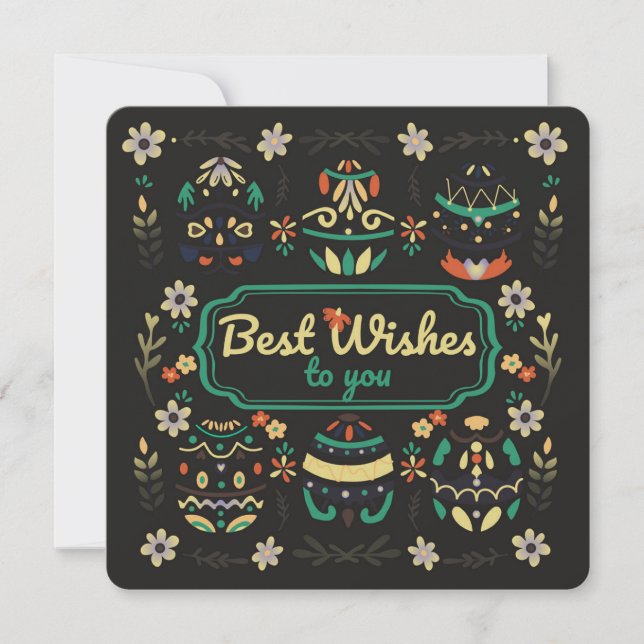 Best wishes greeting card (Front)