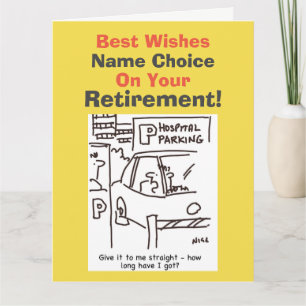 Best Wishes Hospital Worker Retirement Card