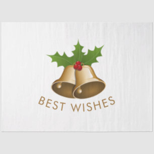 Best Wishes Jingle Bells Tissue Paper