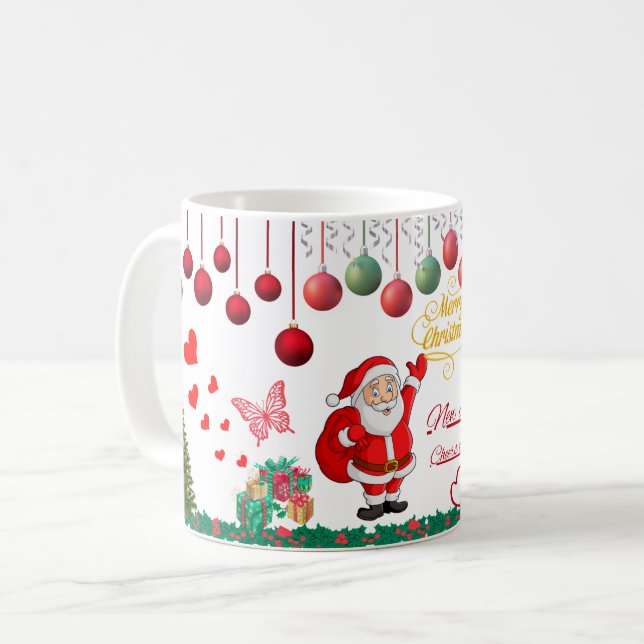 Best Wishes New Year Cup (Front Left)