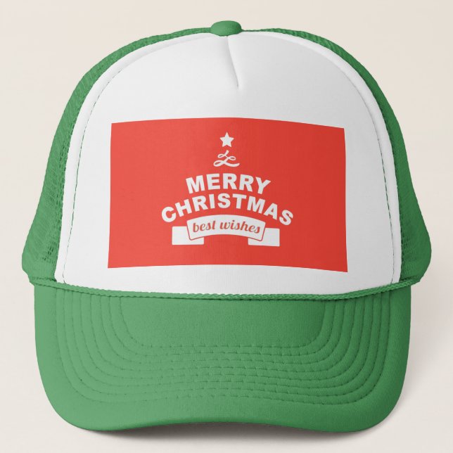 Best Wishes Trucker Hat (Front)