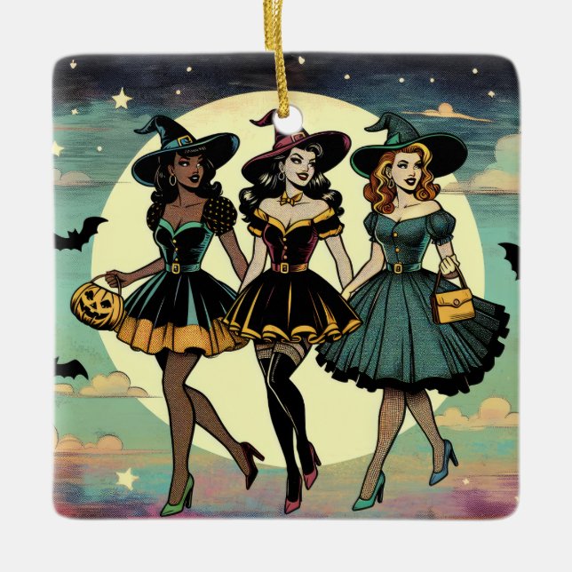 Best Witches  Ceramic Ornament (Front)
