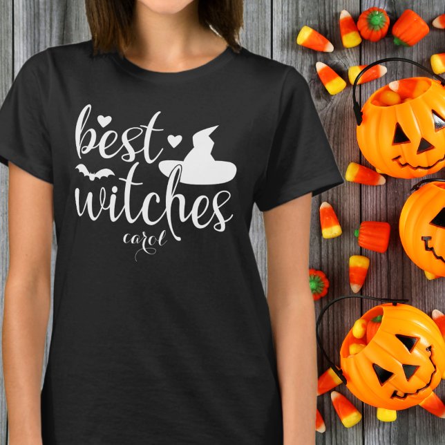 Best Witches Women Black and White Halloween T-Shirt (Creator Uploaded)