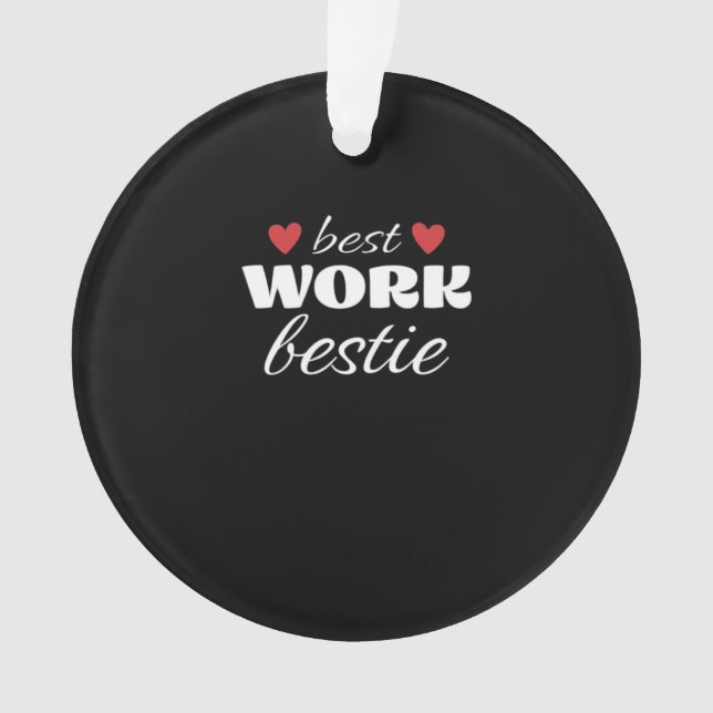 Best Work Bestie Classic Ornament (Front)