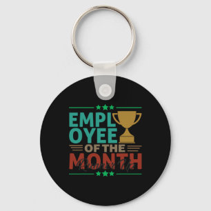 Best Worker Employee Of The Month Runner Up Office Key Ring