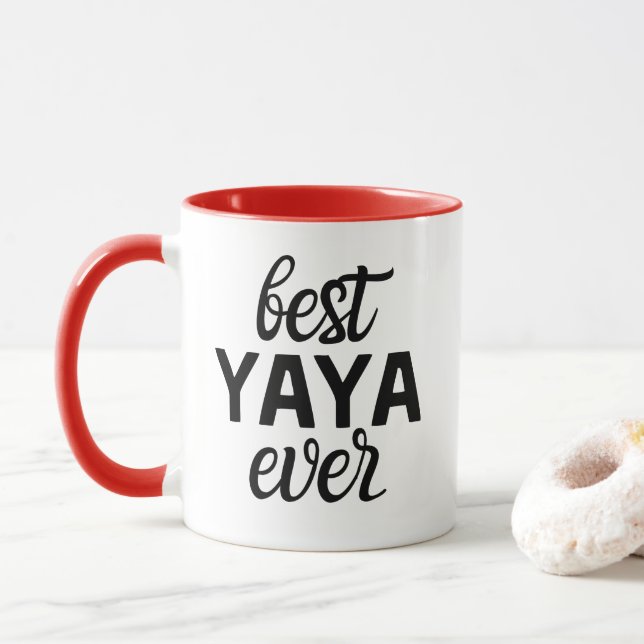 Best Yaya Ever Mug (With Donut)