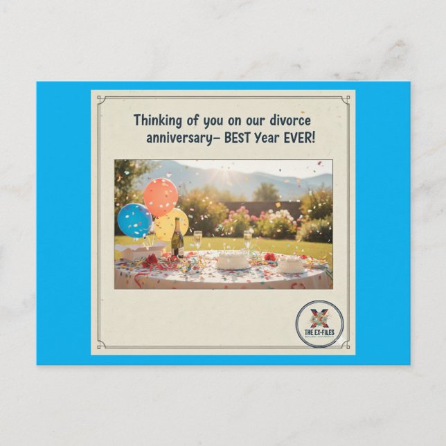 Best Year Ever (F) Holiday Postcard (Front)