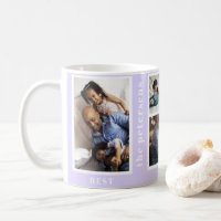 Best Year Ever simple family photo collage mauve