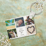 Best Year Yet Script 10 Photo Collage Key Ring<br><div class="desc">Personalise with your 10 favourite photos,  name and date to create a unique photo collage,  memory and gift. Designed by Thisisnotme©</div>