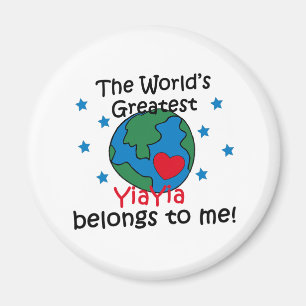 Best YiaYia Belongs to me Magnet