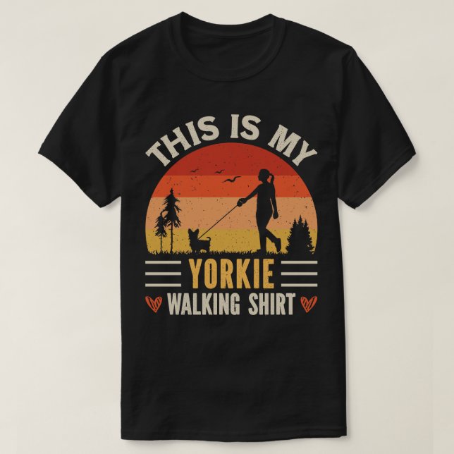 Best Yorkshire Terrrier Mum 2023 Cute Yorkie Dog L T-Shirt (Design Front)