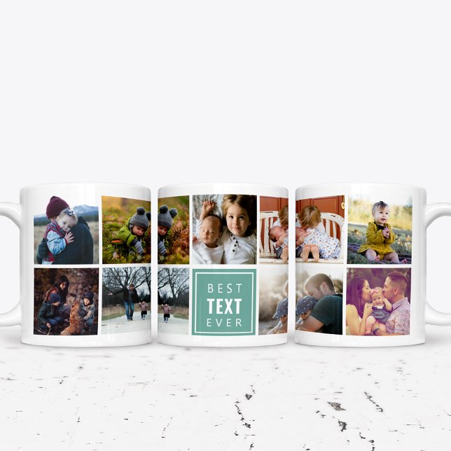 Best "Your Text Here" Ever Custom Photo Large Coffee Mug (Creator Uploaded)