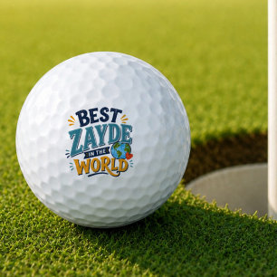 Best Zayde in the World Golf Ball