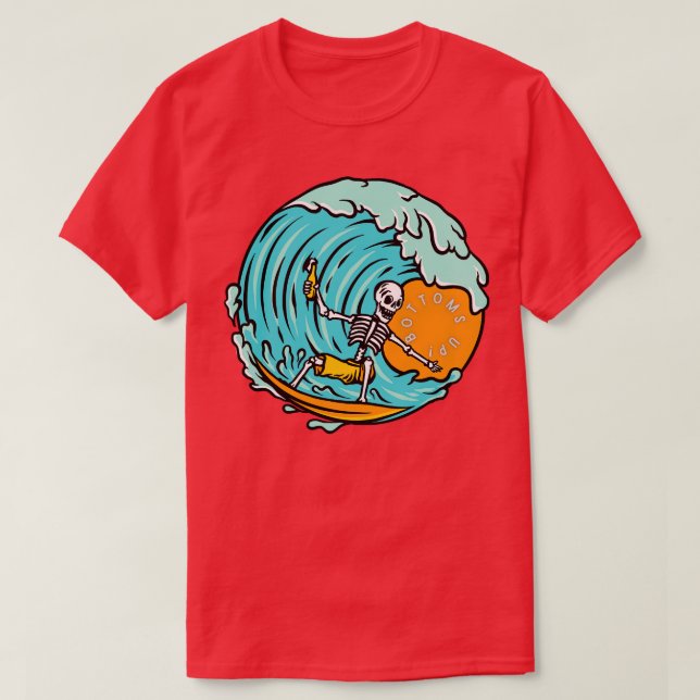Best Zombie Surfer T-Shirt (Design Front)