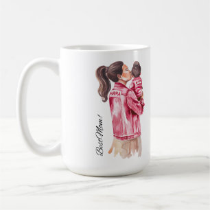 Beste Mama Mädchen Mama Coffee Mug