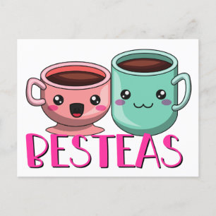 Besteas cute card for best friends