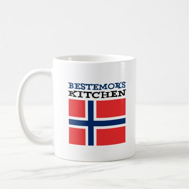 Bestemor's Kitchen Norwegian Grandmother Coffee Mug (Left)