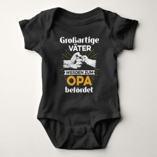 Bester Papa Sohn Vater Opa Überraschung Enkel Baby Bodysuit