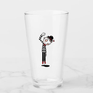 Bestest Mime Ever Glass