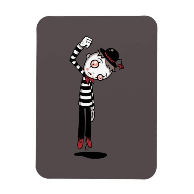 Bestest Mime Ever Magnet (Vertical)