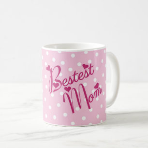 Bestest Mum Hearts Mug