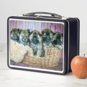 Bestfriend Cute German shepherd Puppies Metal Lunch Box