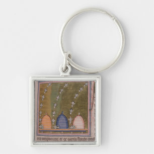 Bestiary Three curved lines Key Ring