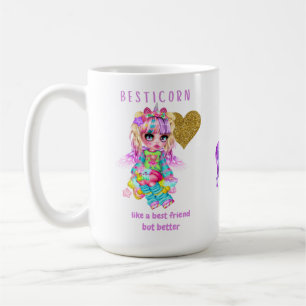 Besticorn Like A Best Friend But Better - Unicorn Coffee Mug