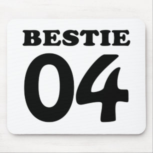 Bestie 04 Black Mouse Pad