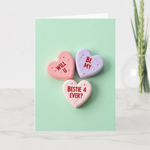 Bestie 4 Ever Valentines Card