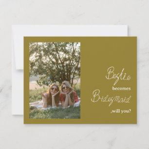 Bestie Becomes Bridesmaid Proposal Photo 