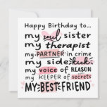 Bestie Birthday Card -Birthday Card For BestFriend<br><div class="desc">Introducing our "Bestie Birthday Card" – the perfect way to celebrate the birthday of your best friend! This birthday card is specially designed for that one-of-a-kind best friend who means the world to you. It's a tribute to the unique bond you share, and it's sure to bring a big smile...</div>