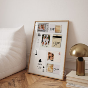 Bestie Birthday Gift Personalised Poster