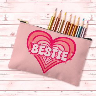 Bestie Bright Cutie Pink Heart Bag